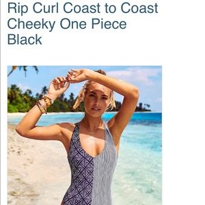 rip curl NWT one piece cheeky coverage